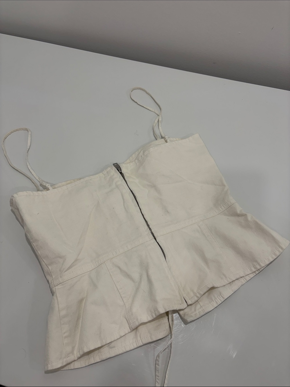 Wilfred Jean Crop Top with Tie - Picture 4 of 6